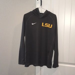 🐅 LSU Nike Dri-Fit Player Pullover (with Hood)